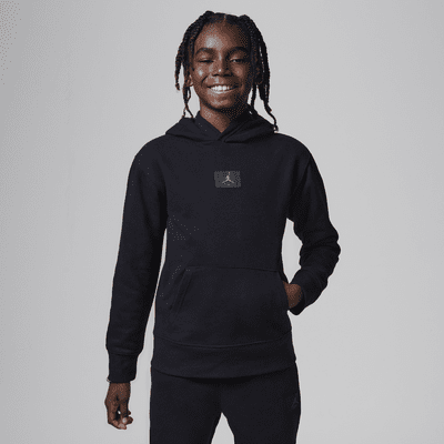 Jordan MJ Flight Big Kids' Fleece Pullover Hoodie. Nike.com